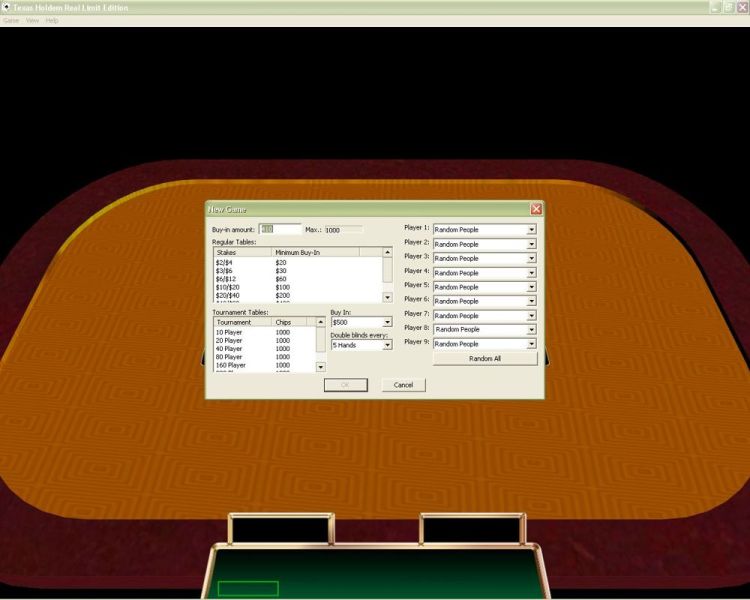 Texas Hold’em Real Limit Edition