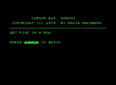 Gomoku