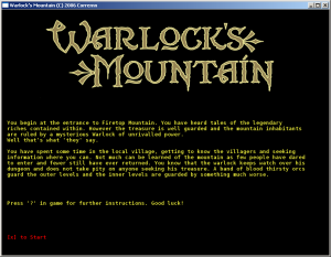 Warlock's Mountain