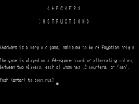 Checkers