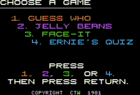 Ernie's Quiz