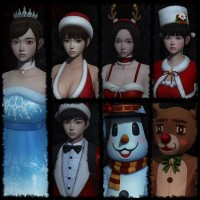 White Day: A Labyrinth Named School - Christmas Costume Set