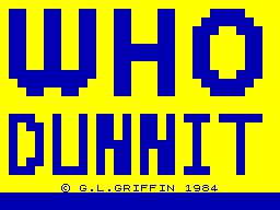 Whodunnit?