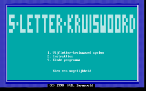 5-Letter-Kruiswoord