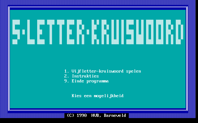 5-Letter-Kruiswoord