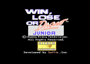 Win, Lose or Draw Junior