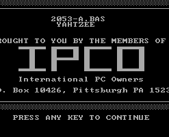 Yahtzee