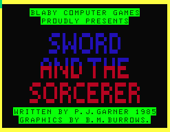 The Sword and the Sorcerer