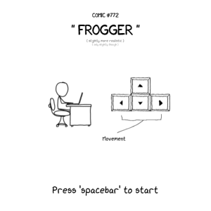 'Frogger' XKCD style