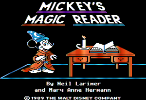 Mickey's Magic Reader
