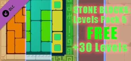 Puzzle: Stone Blocks - Levels Pack 5 Free + 30 Levels
