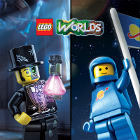 LEGO Worlds: Classic Space Pack and Monsters Pack Bundle