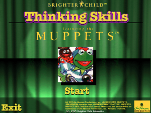 Muppet Kids: Volume 4 - Thinking Skills