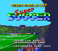 Tecmo World Cup Super Soccer