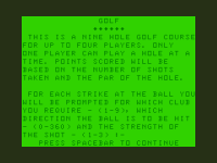 Golf