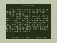 Peg Jump