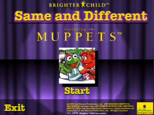Muppet Kids: Volume 5 - Same and Different
