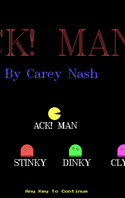 Ack! Man