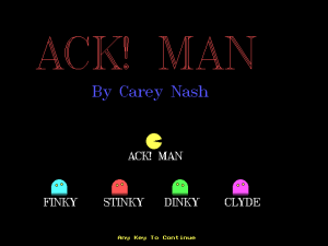 Ack! Man