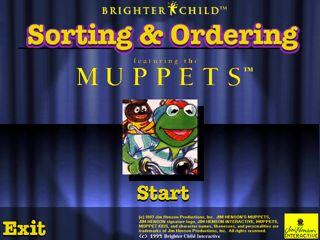 Muppet Kids: Volume 6 - Sorting and Ordering