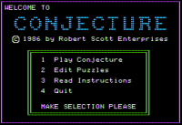 Conjecture