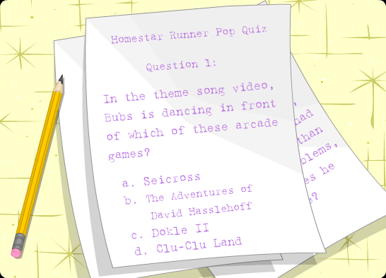 Homestar Quiz