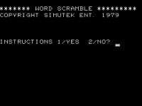 Word Scramble
