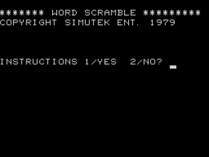 Word Scramble