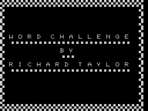 Word Challenge