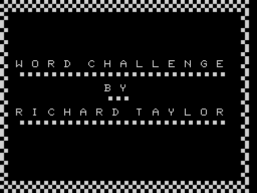 Word Challenge