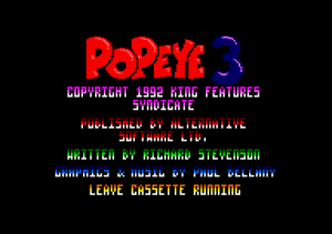 Popeye 3: WrestleCrazy