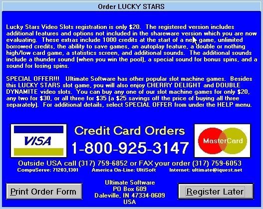 Lucky Stars Video Slots