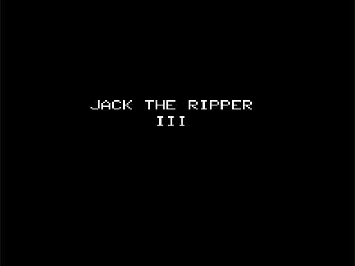 Jack the Ripper III