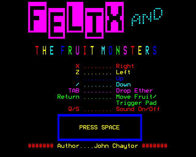 Felix and the Fruit Monsters