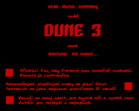 Dune 3 aneb Achtung! Die Kurve...