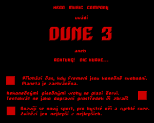 Dune 3 aneb Achtung! Die Kurve...