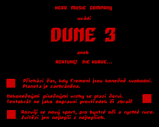 Dune 3 aneb Achtung! Die Kurve...