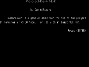 Codebreaker