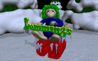 3D Lemmings Winterland