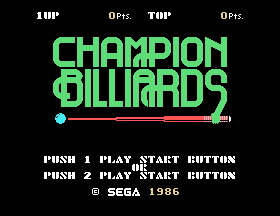 Champion Billiards
