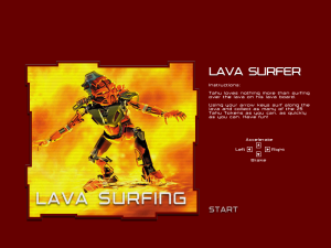 Lava Surfing