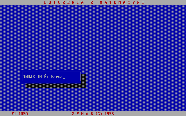 Ćwiczenia z matematyki
