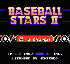 Baseball Stars 2