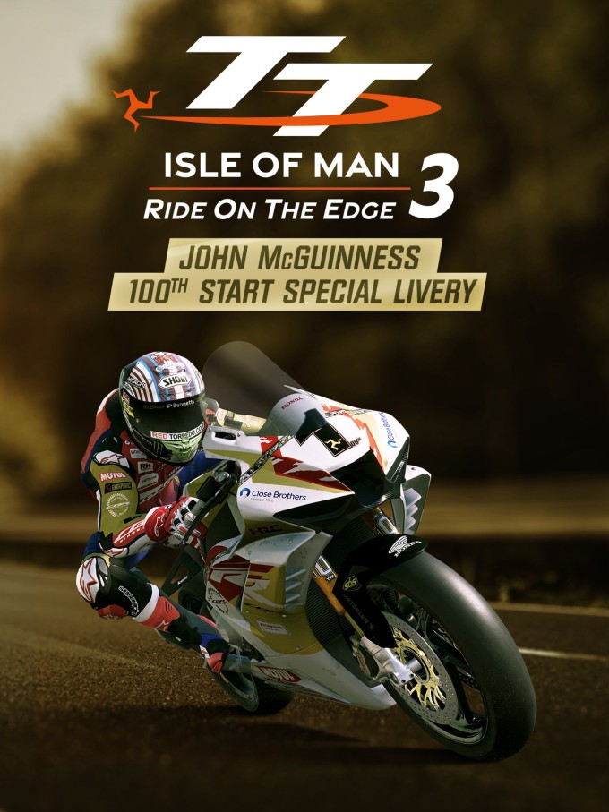 TT Isle of Man 3 - John McGuinness 100th Start Livery