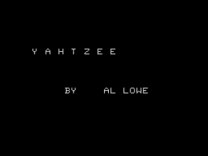 Yahtzee