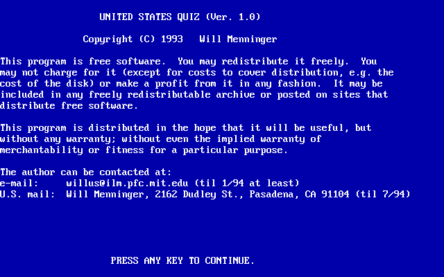 United States Quiz