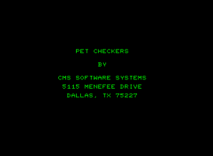 PET Checkers