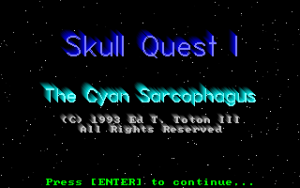 Skull Quest I: The Cyan Sarcophagus