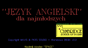 Język angielski dla najmłodszych
