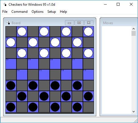 Checkers for Windows 95